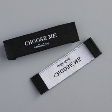High quality woven clothing labels for apparel