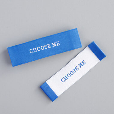 High quality woven clothing labels for apparel