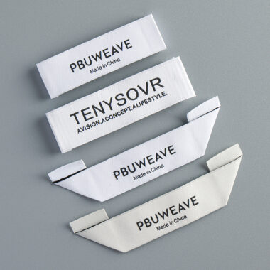 Premium custom logo clothing labels for apparel