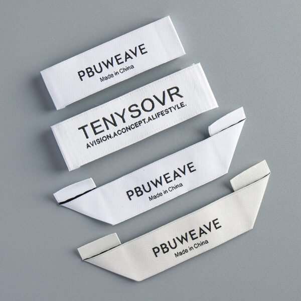 Premium custom logo clothing labels for apparel