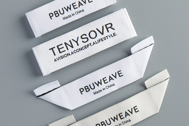 Premium custom logo clothing labels for apparel