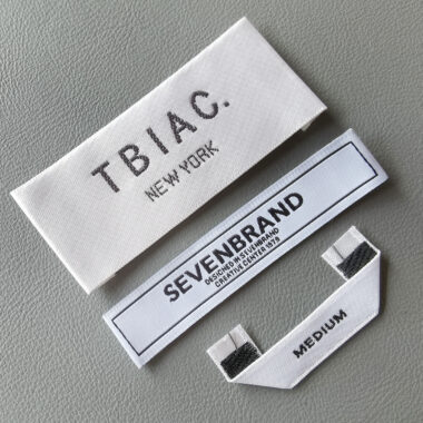 Premium custom logo clothing labels for apparel