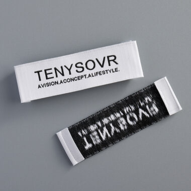 Premium custom logo clothing labels for apparel
