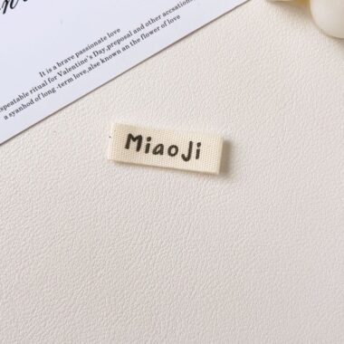Pure cotton handmade DIY woven labels for apparel