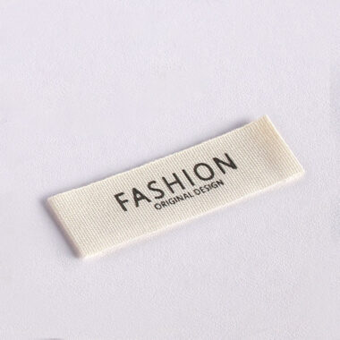 Custom washable satin neck printed clothing labels
