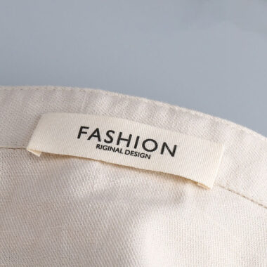 Custom washable satin neck printed clothing labels